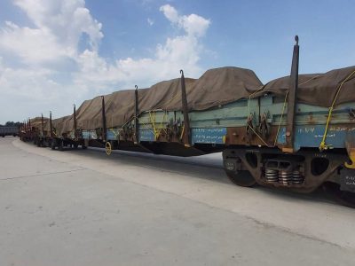 ریل در کاسپین به دریا رسید