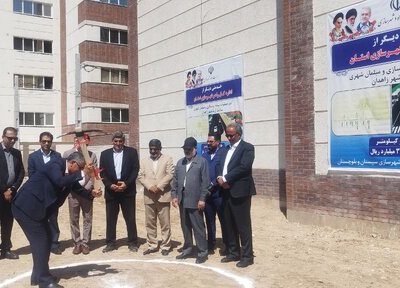 پروژه مبلمان شهری سایت طرح نهضت ملی مسکن آرمانشهر زاهدان احداث میشو