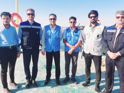 نظارت بر اجرای الزامات ایمنی در بندر تیاب و سیریک