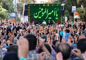 برگزاری جشن کیلومتری غدیر در شیراز